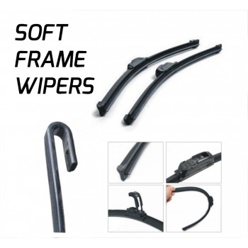 J-Hook Soft Frame (aka "Frameless") Windscreen Wiper